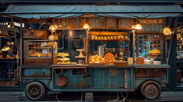 Stand mobile de crêpe et gaufre : commandez une conception sur mesure